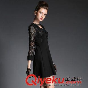 春夏款連衣裙 實(shí)拍2015春裝新款蕾絲拼接繡花收腰修身顯瘦A字彈力連衣裙圖片|春夏款連衣裙 實(shí)拍2015春裝新款蕾絲拼接繡花收腰修身顯瘦A字彈力連衣裙產(chǎn)品圖片由深圳市龍崗區(qū)乾宇晏服飾批發(fā)行公司生產(chǎn)提供-